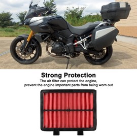 Motorcycle Air Filter, Motor Air Filter with High Filtration Efficiency, Replacement for DL1000A XA V STROM 1000 2014 2015 2016 2017 2018 2019