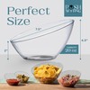 Posh Setting Crystal Clear, Disposable Premium Hard Plastic Medium Angled