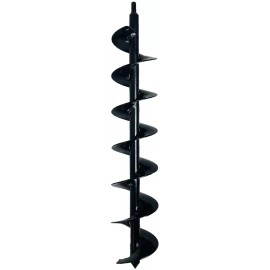 Ashman Online 24" Auger, Heavy Duty Steel Auger Designed for Drilling Through the Soil