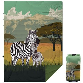 KawaGebo Kamp Outdoor Puffy Camping Blanket, Lightweight Windproof Warm Stadium Blanket, Packable Travel Camping Quilt for Cold Weather，Hiking, Backpacking,Sleeping, Hammock, Adventure 78"x 56"