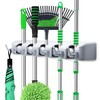 LETMY Broom Holder Wall Mounted - Mop and Broom Hanger