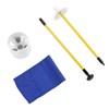 Practice Golf Hole Pole Cup Flag Stick Detachable 2 Section