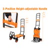 LoJok TECSPACE 2 in 1 Folding Hand Truck, 400 LBS