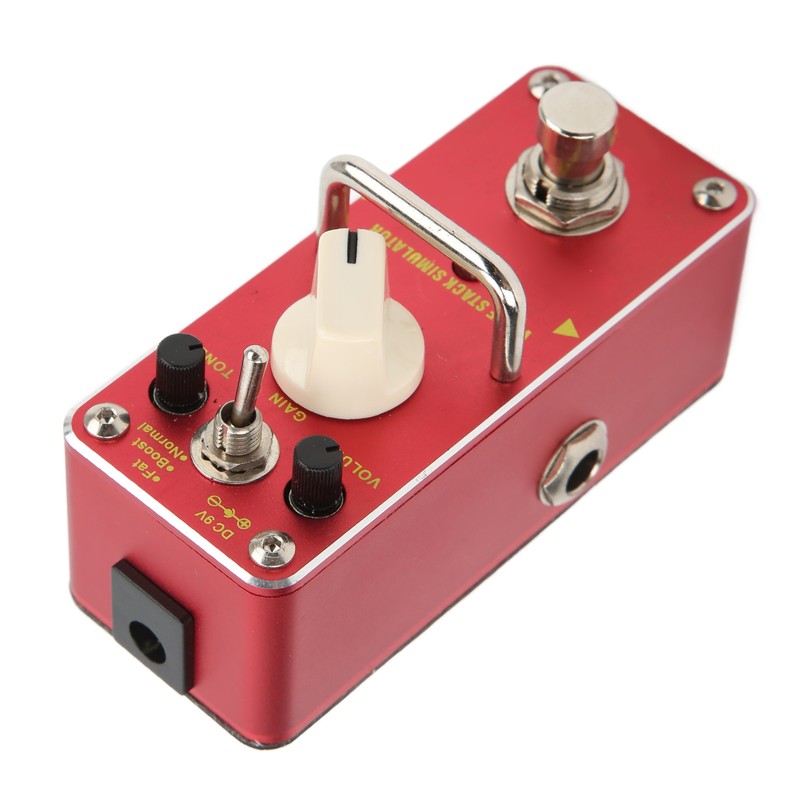 Simulator Effect Pedal Tube True Bypass Distortion Tone Amplifier Guitar