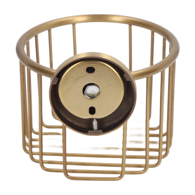 Hollow Out Toilet Paper Holder Antique Rust Proof Wall Mounted