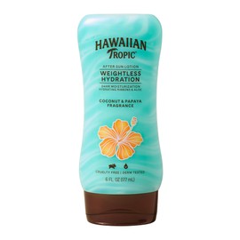 Hawaiian Tropic Hawaiian Tropic Weightless Hydration After Sun Lotion with Aloe, 6oz Twin Pack | Hawaiian Tropic Lotion, Moisturizing Lotion, After Sun Care, After Sun Moisturizer, 6oz each Twin Pack