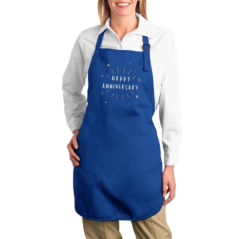 Fabulous Premium-Küchenschürze Blau Happy Anniversary Wedding Celebration Gift Ideas Couple