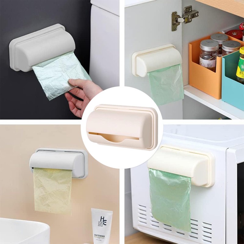Roczential Garbage Bag Dispenser Trash Bag Dispenser Roll Holder 2Pcs
