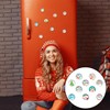 WELANE Christmas Fridge Magnets, 10 PCS Classic Christmas Pattern Fridge
