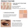 10 Colours Shimmering Matte Eyeshadow Makeup Palette Nude Glittering Pigment