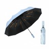 folding umbrella, blue, (sky)