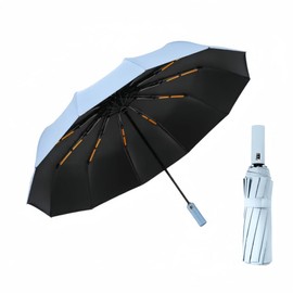 folding umbrella, blue, (sky)