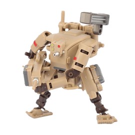 Scakbyer Mech Action Figure, 1/60 Scale Mecha Frame, 8CM Assault Robot Mecha Model Building Kit - MM001 - Desert Yellow