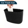 TUCKBOLD Car Trash Can Portable Car Door Trash Bin Black