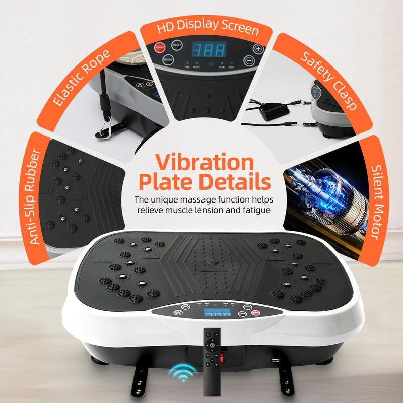 Vibration Plate Exercise Machine, Whole Body Workout, Fat Shaker &