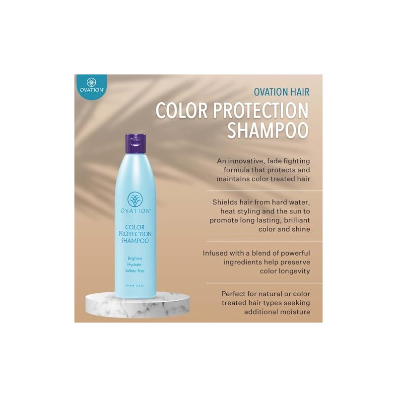 Ovation Color Therapy Shampoo - Salon Quality, Sulfate Free Shampoo