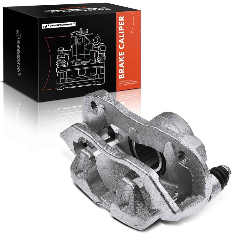 A-Premium Disc Brake Caliper Assembly with Bracket Compatible with Select