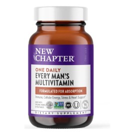 Multivitaminico Diario Para Hombre New Chapter 96 Tabletas Sabor Sin Sabor