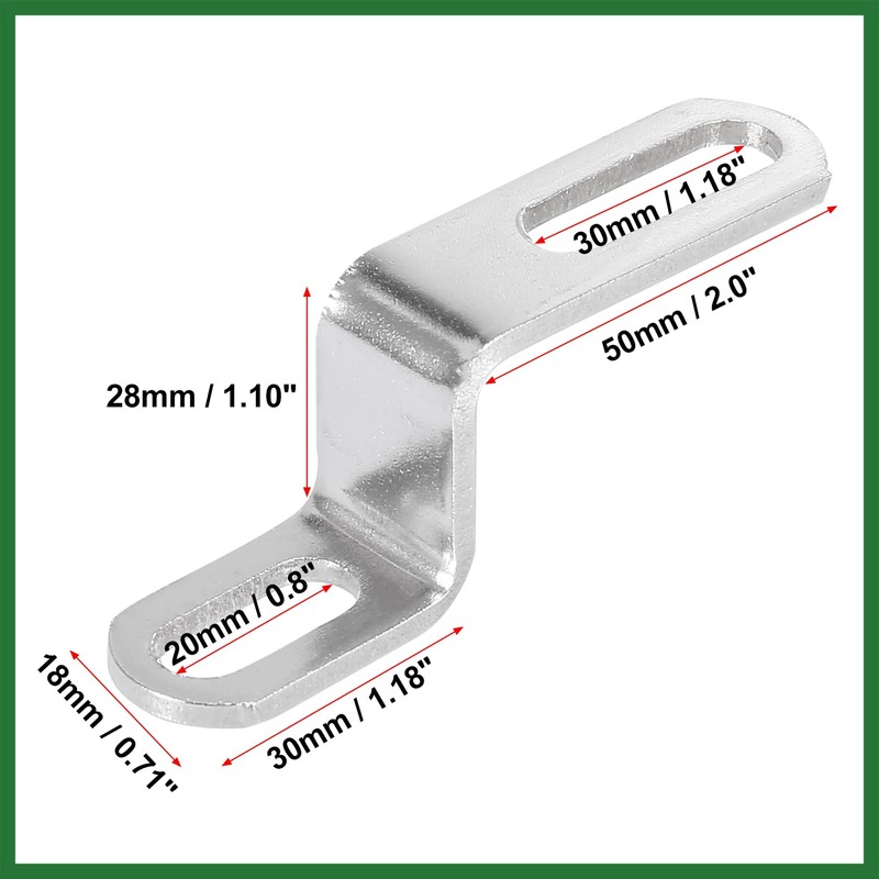Motoforti 20mm 30mm 0.8" 1.18" Motorcycle Exhaust Pipe Bracket Z