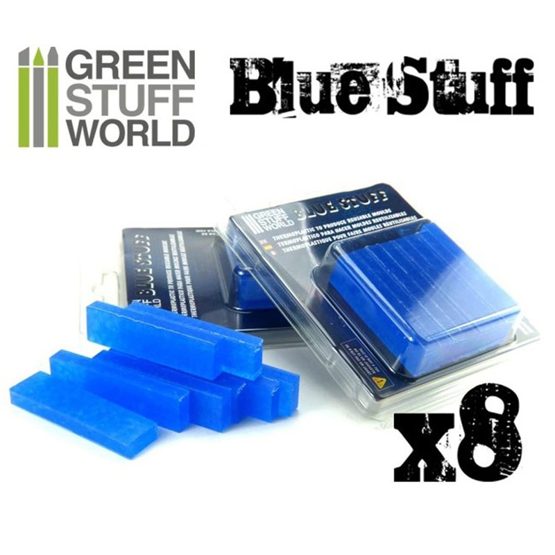 Blue Stuff Mold 8 Bars