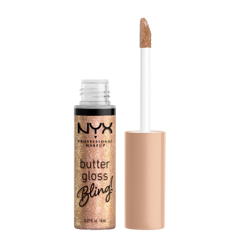 NYX Professional Makeup Butter Gloss Bling Tono The Bling (dorado),