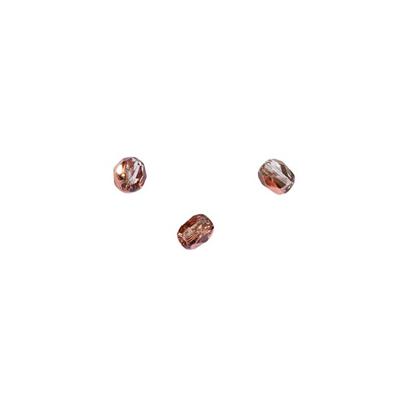 Rayher 14200638 Glass Cut Bead, 4 mm Diameter