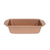 casaWare Loaf Pan 9 x 5-Inch Ceramic Coated Non-Stick (Rose