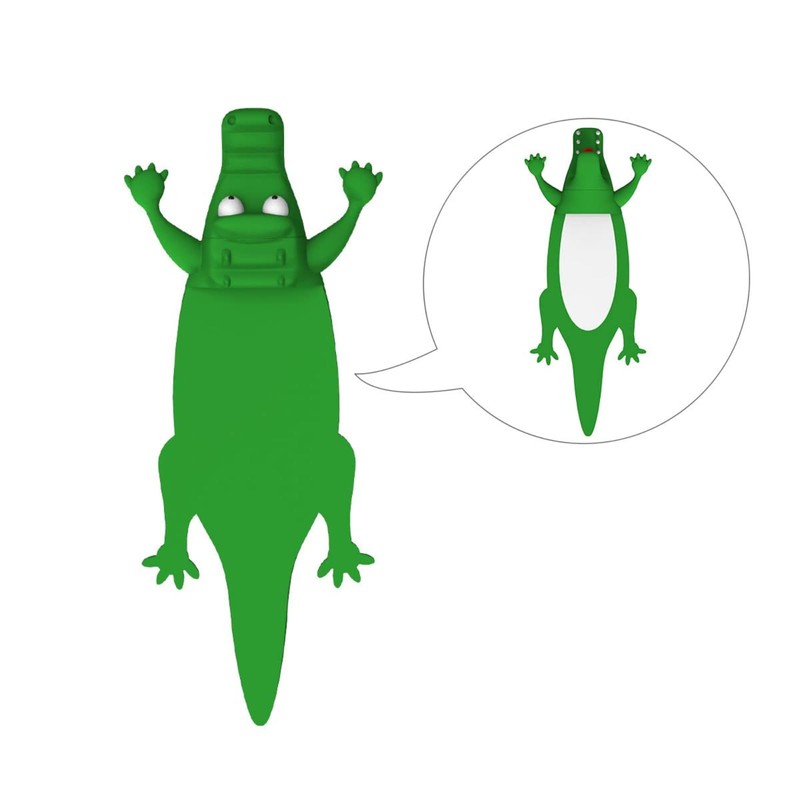 Aqualoach Crocodile Bookmark Bookmark Bookmark 3D Design Reading