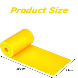 Resistance Bands Set of 4, Non-Latex Exercise Bands for Strength Training, Yoga, Pilates, Physical Therapy & Rehab, Stretch Bands for Home & Gym Fitness, Men & Women