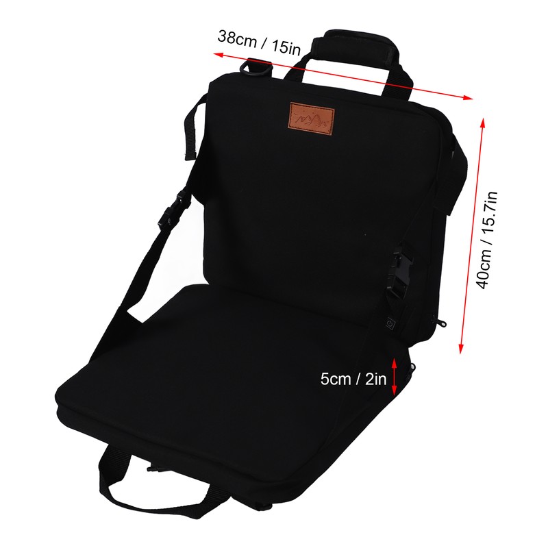 Stadium Heated Cushions Foldable Waterproof Comfortable Stain Proof Polyester Sponge