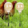 Chicken Feeders, Chicken Feeder Jar with Stake | Refillable Dispenser