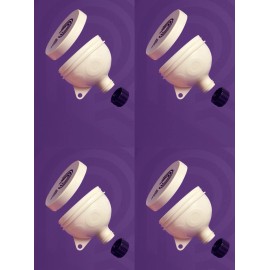 Startline Athletics Podium Protein Funnel 4-Pack | Portable Supplement Holder & Powder Containers