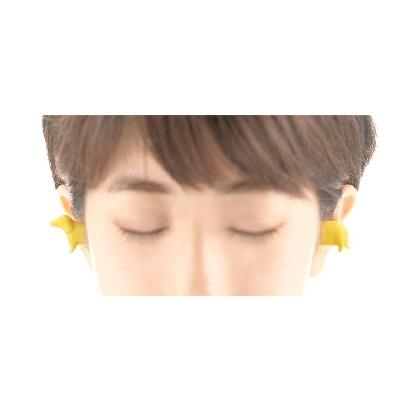 +d Ear Plugs Mimipet Yellow