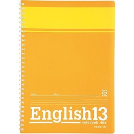 Kokuyo English Study Book (Soft Ring) No. 6 (Semi B5), 13 Tiers, S801, Set of 5