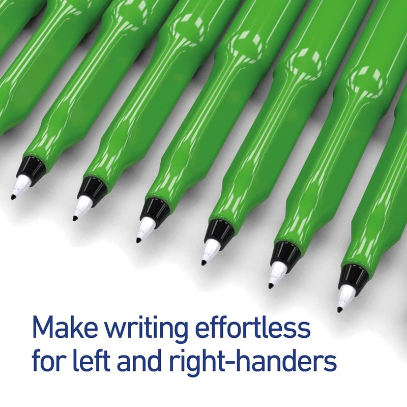 Swash THW12BK Komfigrip Handwriting Pens, Triangular Grip Handwriting Pen For