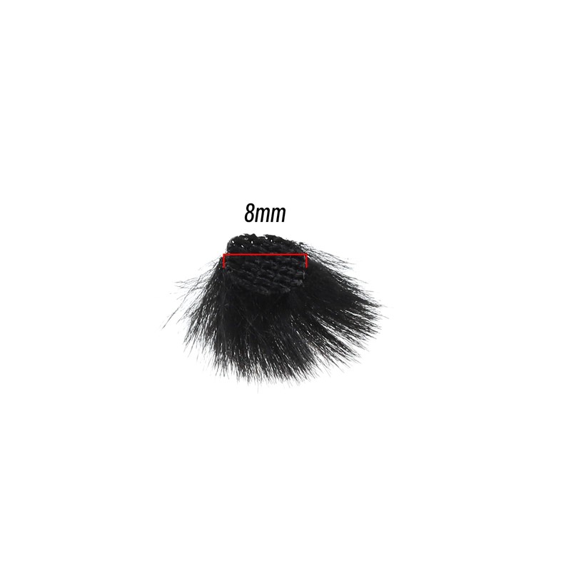 eMagTech 10PCS Mini Microphone Furry Windscreen Camera Mic Wind Muff