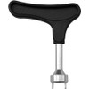 Seadiquiet 1pc Black Golf Shoe Spike Wrench Removal Tool, Plastic