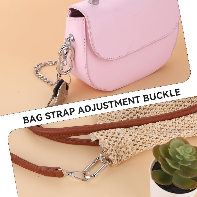 2 Pcs Spring O Ring Clip for Purse Strap -