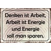 Schatzmix Tin-Plate Sign, Sheet metal, Multicoloured, 20x30 cm