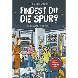Findest du die Spur? - Die geraubte Perlenkette: Löse 6 spannende Detektiv-Fälle! - mit Lupe im Buch - Finde die Lösung in spannenden Suchbildern - Für Kinder ab 8 Jahren