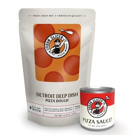 Urban Slicer Pizza Worx - Pizza Kit - 1 Bag Epic Deep Dish Style Crust - 1 Pizza Sauce