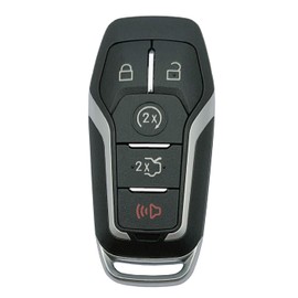 Replacement Key Fob Shell Case Fits for Ford Mustang Fusion Edge Explorer F150 F250 F350 Lincoln MKZ MKX MKC 2014 2015 2016 2017 Keyless Entry Remote Control Pad Cover M3N-A2C31243300 (Ford-a)