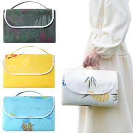 Character Portable Picnic Mat - Large, Waterproof, Non-Woven for 4-10 People, Camping & Outdoor Mat Mat S (100x150cm) / Fish 2ea