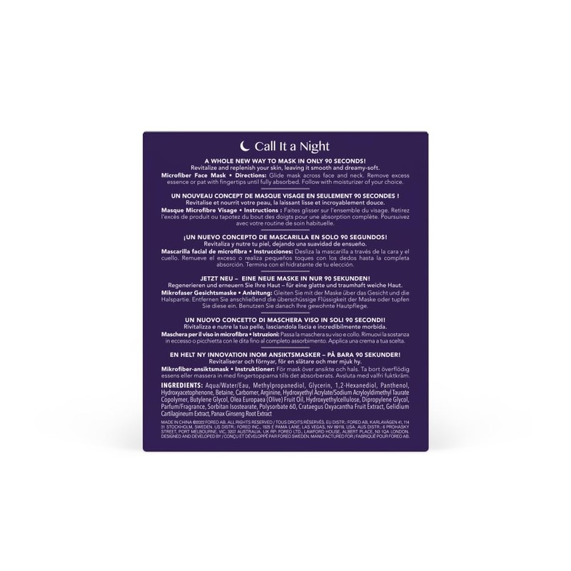 FOREO Call It A Night Revitalizing & Nourishing UFO Activated