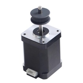 FYSETC Crealty K1 Max Motor Replacement - K1 42-60 Stepping Motor: Nema 17 Stepper 42x60mm Body 1.8 Stepper Angle 2.0A 2 Phase with Synchronous Belt Wheel Pulley for X Axis 3D Printer Accessories
