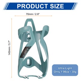 sourcing map 2pcs Bicycle Water Bottle Holder Bike Bottle Cages Cycling Cup Holder for MTB Road Gravel, Green