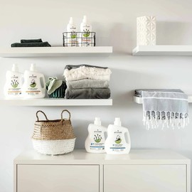 ATTITUDE Liquid Laundry Detergent, EWG Verified, HE Compatible, Plant-Based & Vegan, Natural Laundry Soap, Wildflowers Scent, 35 Loads, 35.5 Fl Oz