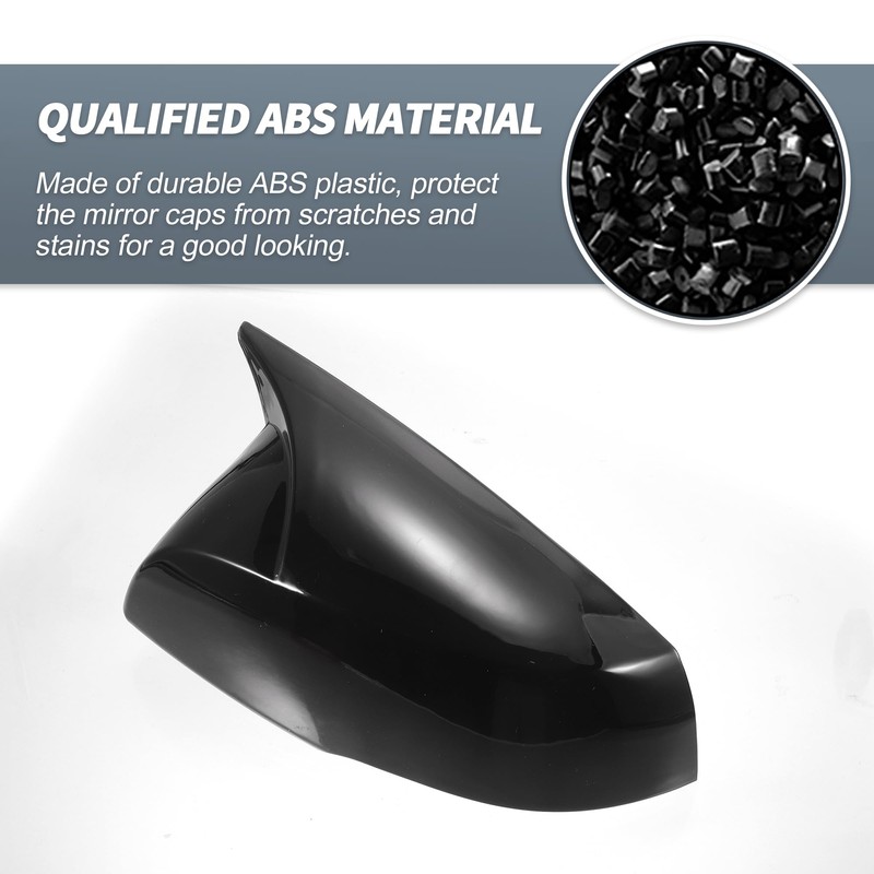 X AUTOHAUX Pair Car Rear View Driver Passenger Side Mirror