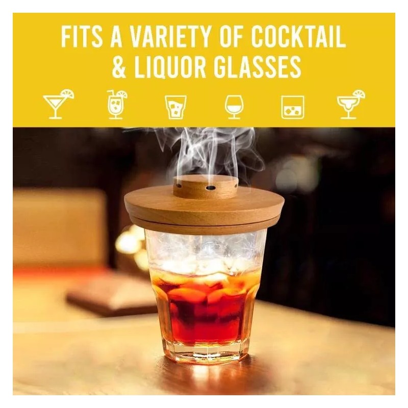 Generic Cocktail Smoker Kit with Torch and with 4 Wood