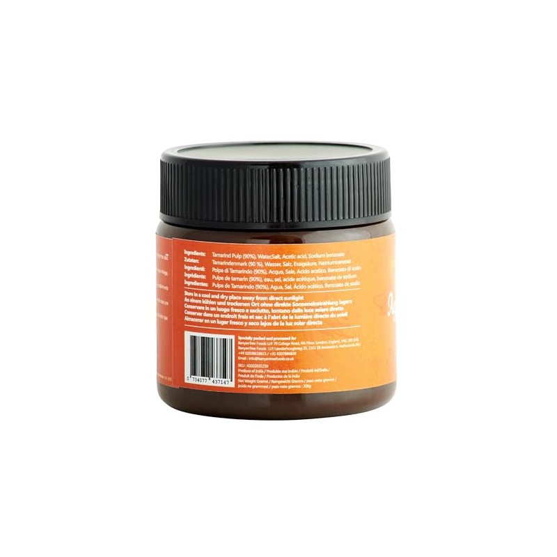 BanyanTree Foods Aged Tamarind Paste| Tamarind Concentrate 200g | Vegan